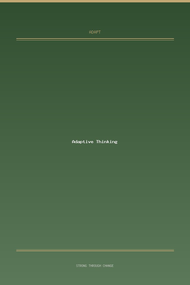 Adaptive Thinking cover
