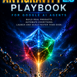Antigravity 2.0 Playbook: Build Real Products with Google's Free AI Tools — Step-by-Step Prompts, Workflows, and Copy-Paste Blueprints
