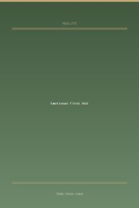 Emotional First Aid book cover