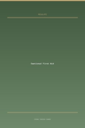 Emotional First Aid cover