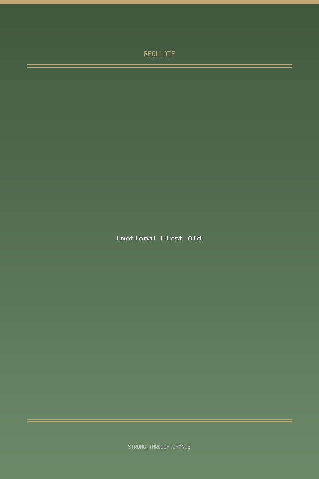 Emotional First Aid cover