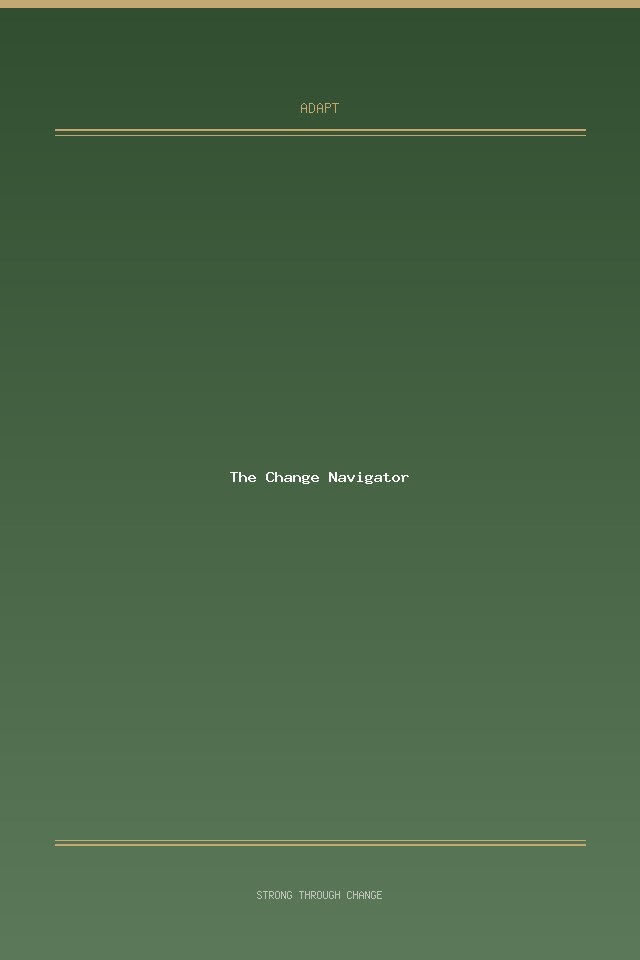 The Change Navigator cover