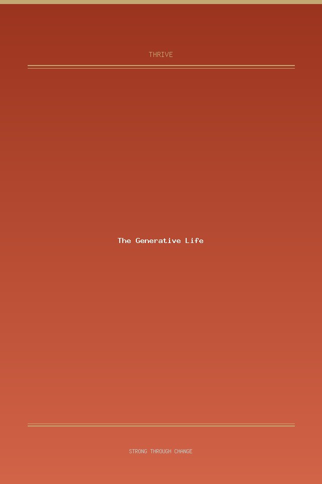 The Generative Life cover