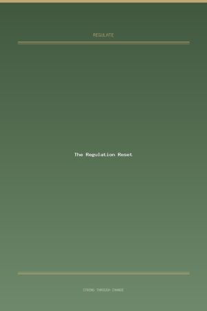 The Regulation Reset cover
