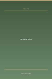 The Rhythm Method book cover