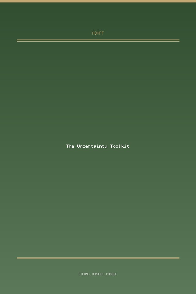 The Uncertainty Toolkit cover
